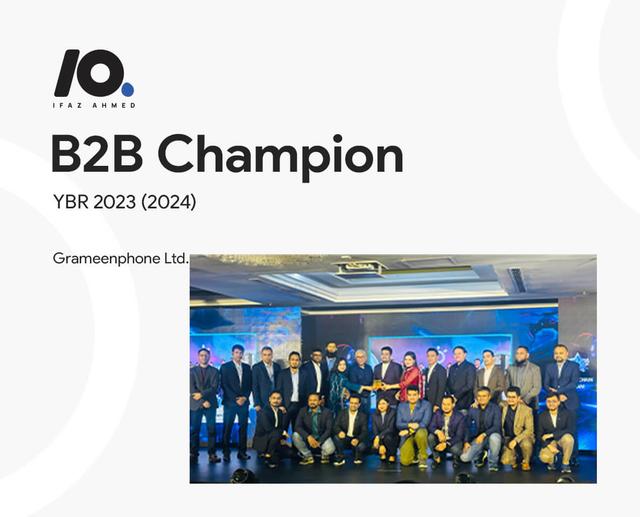 B2B Champion, YBR 2023